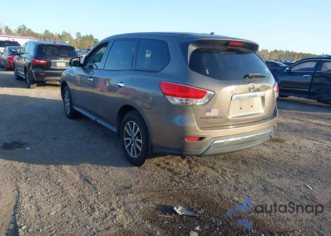 2013 Nissan Pathfinder S из США, поврежденный, VIN 5N1AR2MN1DC607763
